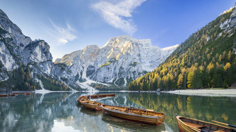 Lake Braies in the Dolomites
