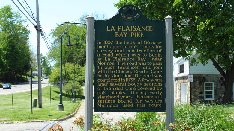 Signage of La Plaisance Bay Pike