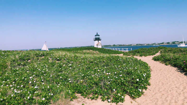 Brant Point Lighthouse on Nantucket, Massachusetts