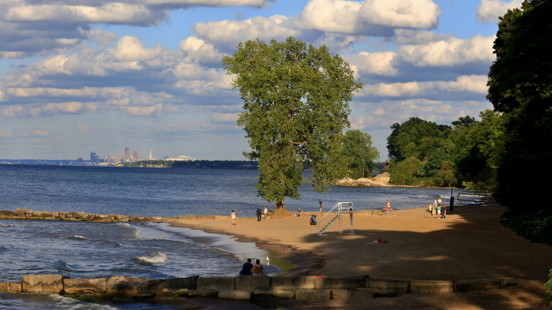Lake Erie's shores from Bay Village, Ohio