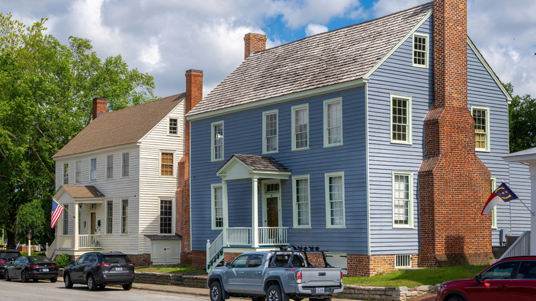 Old homes in Washington's Historic District