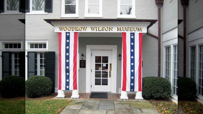 Entrance to the Woodrow Wilson Museum