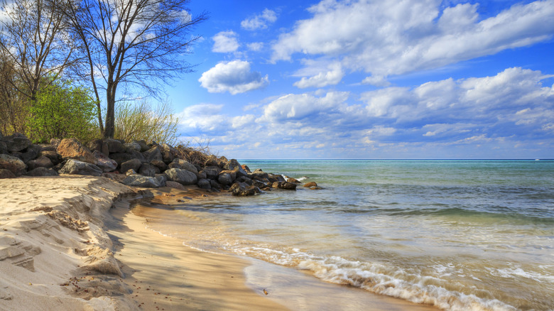 Lighthouse Beach in Evanston, Illinois