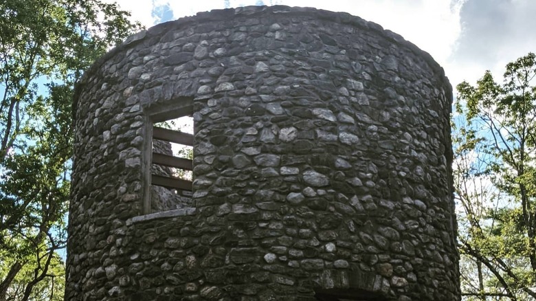 Cunningham Tower, or Aerie, atop Mohawk Mountain