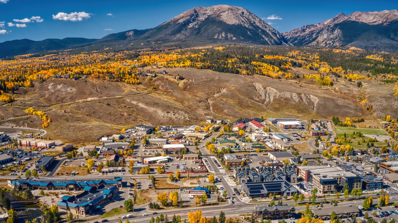 View of Silverthorne in the fall
