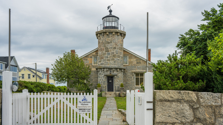 The historic Stonington Lighthouse