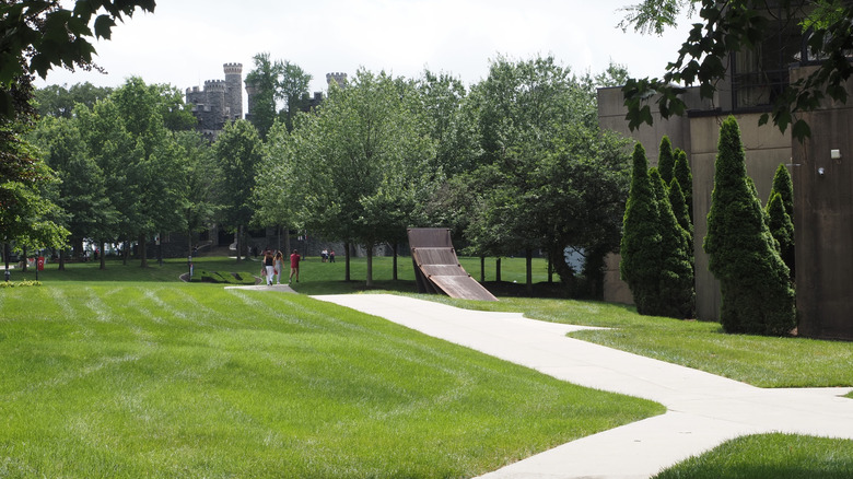 Greenery is abundant in Glenside, near Wyncote