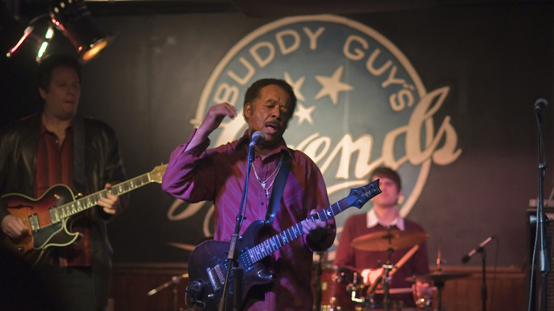 Bluesman Jimmy Johnson performs at Buddy Guy's Legends.