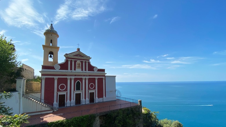 The Church of San Pancrazio in Conca dei Marini, Italy