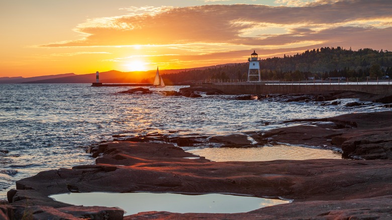 The harbor at Grand Marais