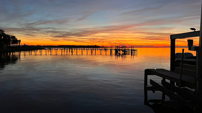 Sunset over St. George Island