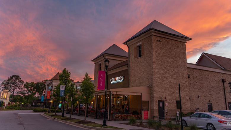 A shopping center in Peachtree Corners