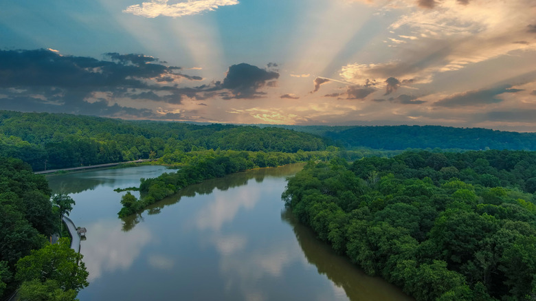 The Chattahoochee River at sunrise