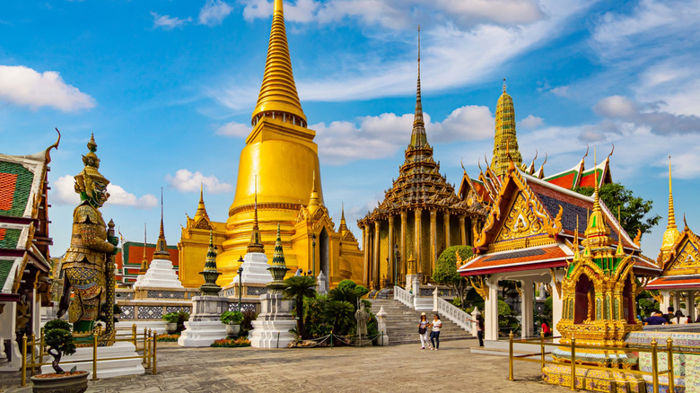 The beautiful Wat Phra Kaew in Bangkok minus the crowds.