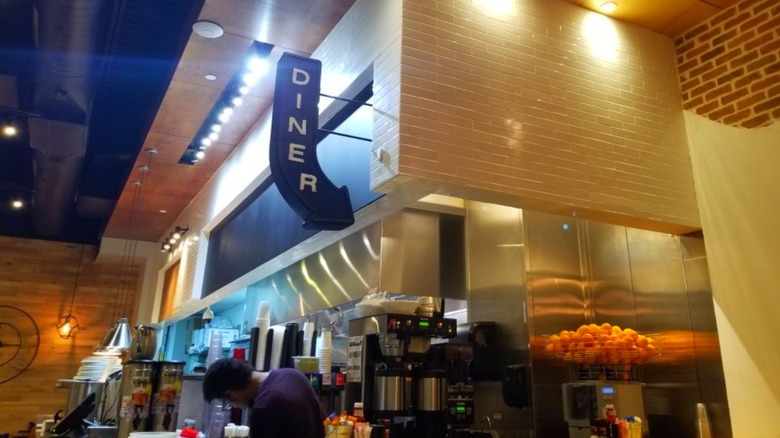 Interior of the Starwood Diner