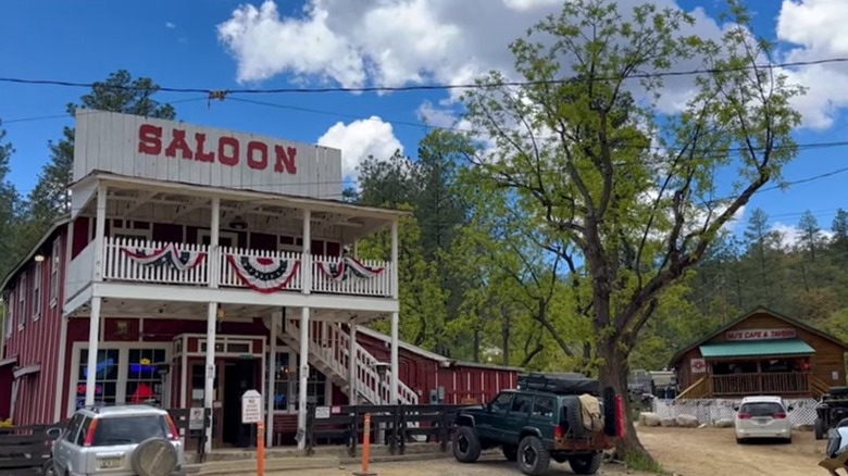 Picturesque saloon in Crown King, Arizona