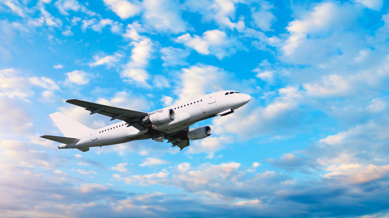 airplane in sky