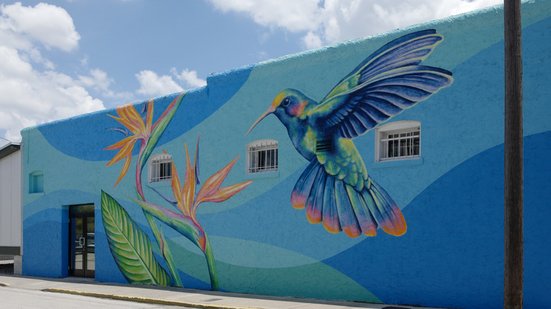 Mural in Downton Winter Garden, Florida