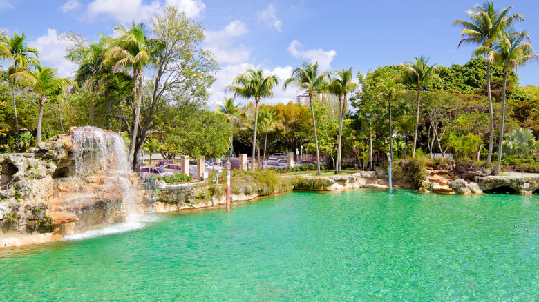 The historic Venetian Pool in Coral Gables, Florida