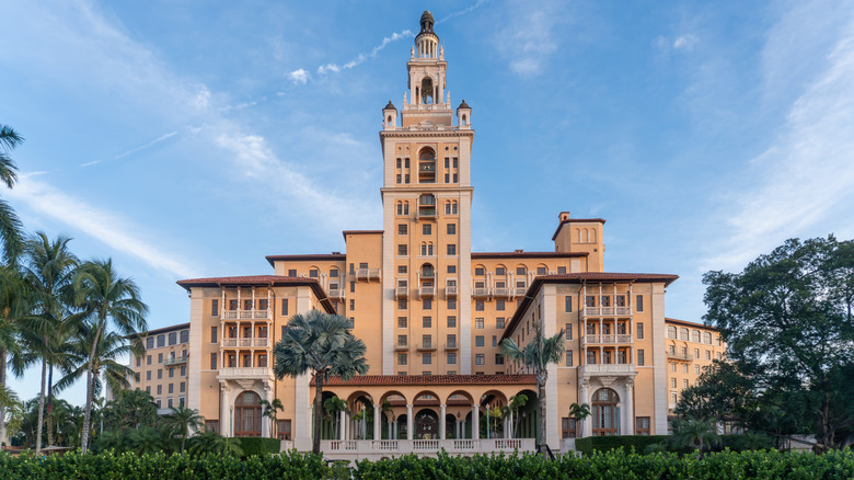 Exterior of the Biltmore Hotel in Miami