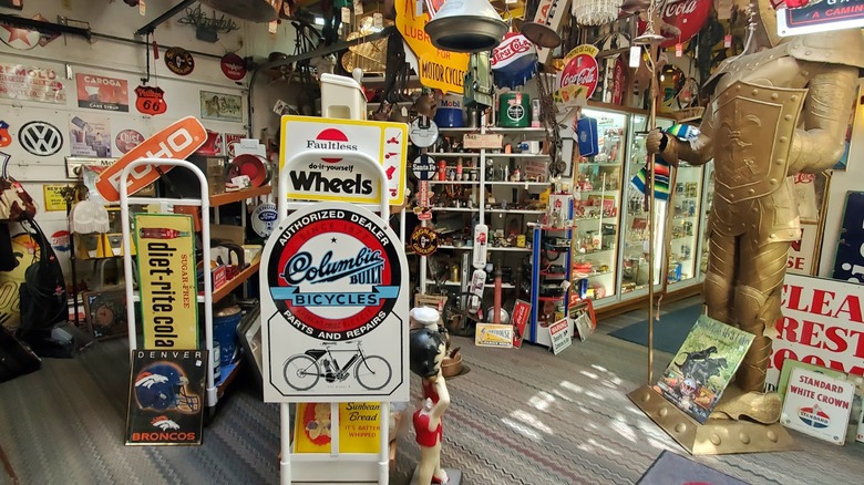 Treasures at Cadillac Jack's Antique Store in Calhan, Colorado