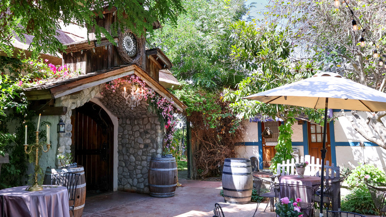 Idyllic outdoor setting at Briar Rose Winery