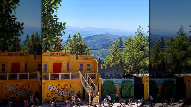 View of San Francisco from Cushing Memorial Amphitheatre at Mount Tamalpais Mountain Theater