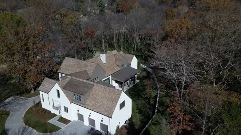 A luxury home surrounded by acres of forest in Forest Hills, TN