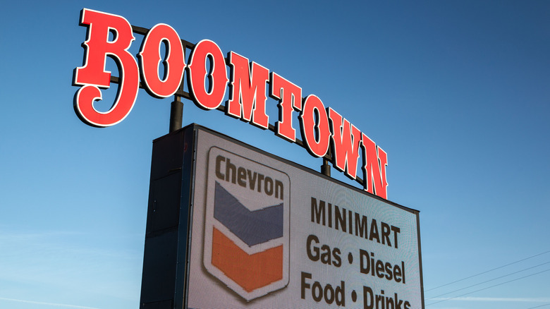 The Boomtown Casino sign in Verdi, Nevada
