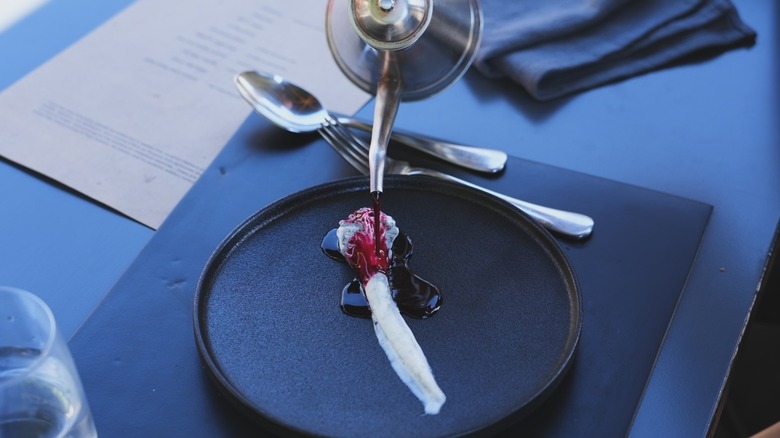 One of the dishes at Amisfield Restaurant