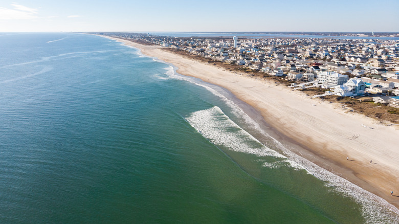 Aerial view of Atlantic Beach, North Carolina