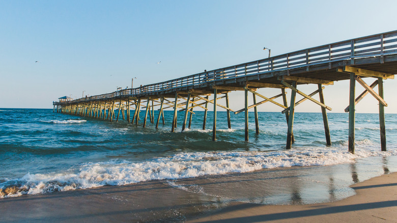 The pier at Atlantic Beach, NC