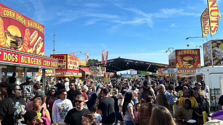 Fairgoers out and about at the Clay County Fair