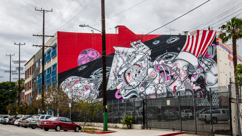 Mural in Arts District, LA