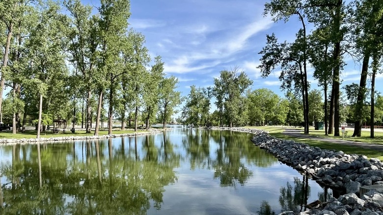 A view of Richwood Lake in Richwood, Ohio