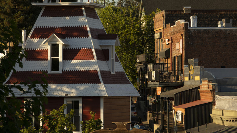 The historic buildings of dowtown Auburn