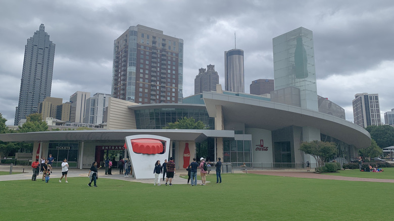 Exterior of World of Coca-Cola in Atlanta, GA