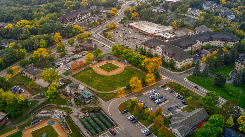 Aerial view of the Twin Cities suburb in Minnetonka