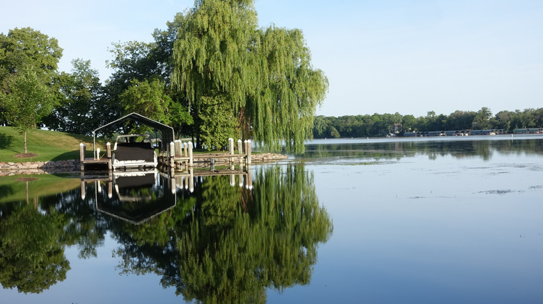 Boat dock off of Lake Minnetonka