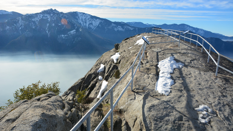 The summit of Moro Rock, Sequoia National Park, California