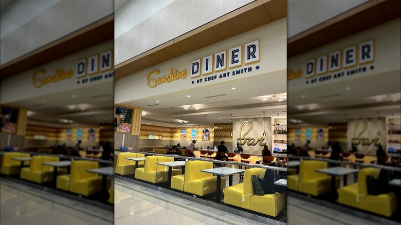 Exterior of Sunshine Diner at Orlando International Airport