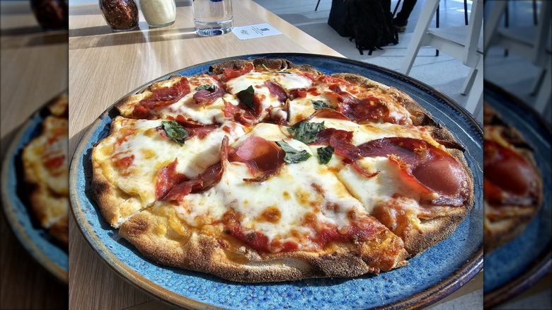 Pizza at Bar Dough in Denver International Airport