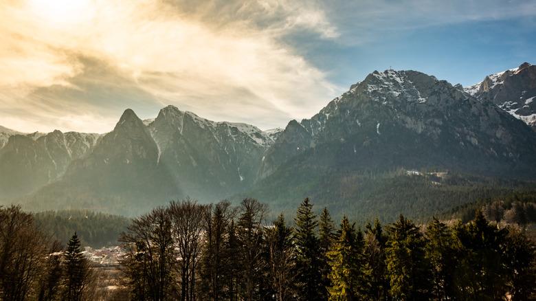 The Bucegi Mountains in Romania