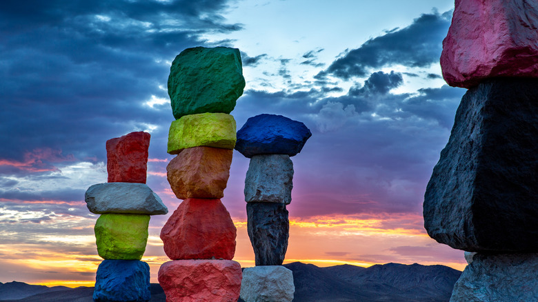 Seven Magic Mountains near Primm