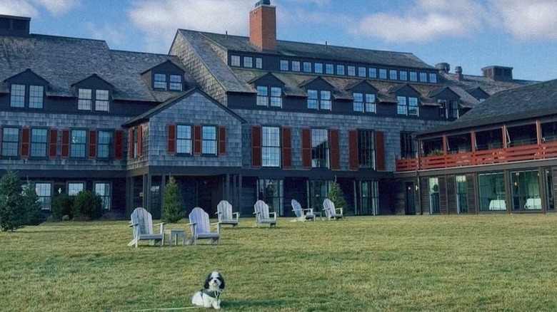 View of Weekapaug Inn main building in Westerly Rhode Island