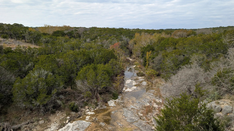 A view of the Colorado River on the ranch that's being turned into Post Oak Ridge State Park