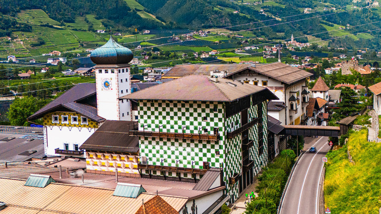 Exterior of Pedavena Brewery, Italy