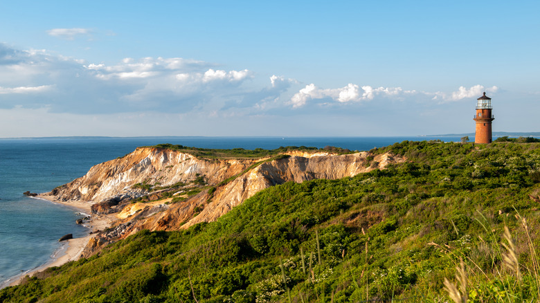 View of the Aquinnah Cliffs on Martha's Vineyard