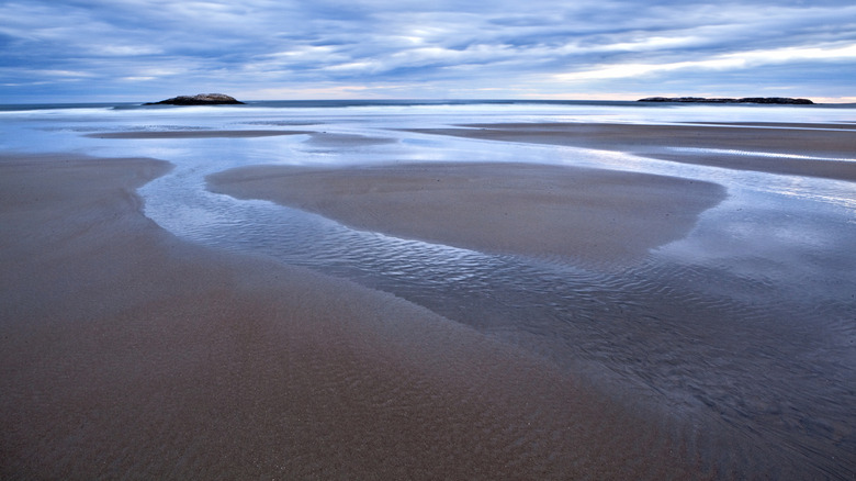 Tidal river at Popham Beach Park