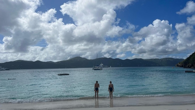 Two women on Guana beach